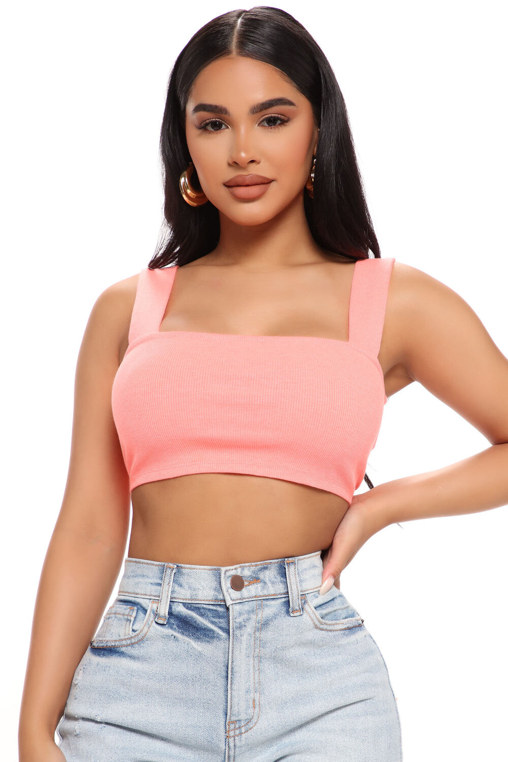 

Топ Fashion Nova 73558, оранжевый