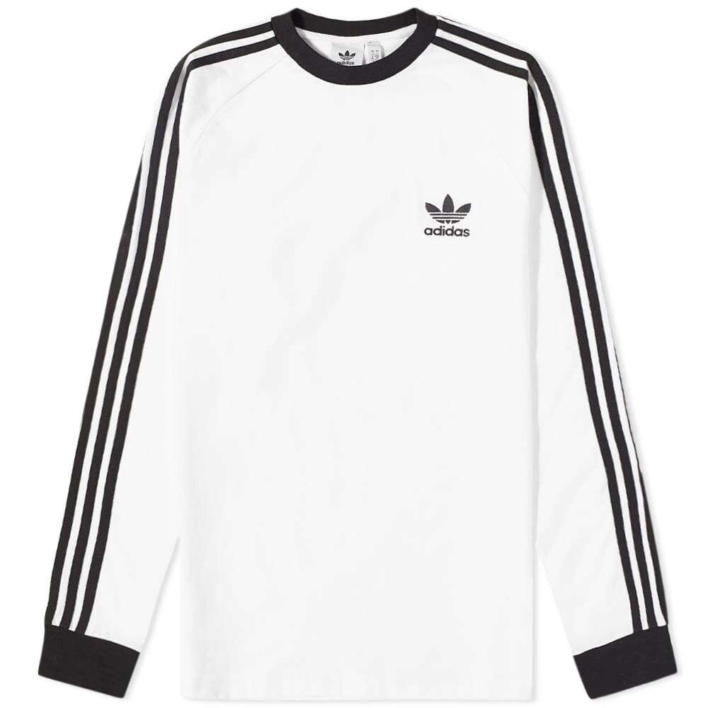 

Футболка Adidas Long Sleeve 3 Stripe Tee