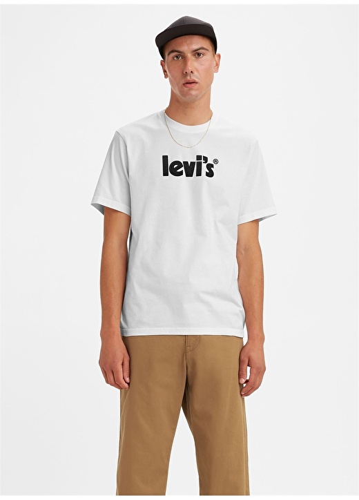 Свободная футболка с круглым вырезом Свободная мужская футболка Levis