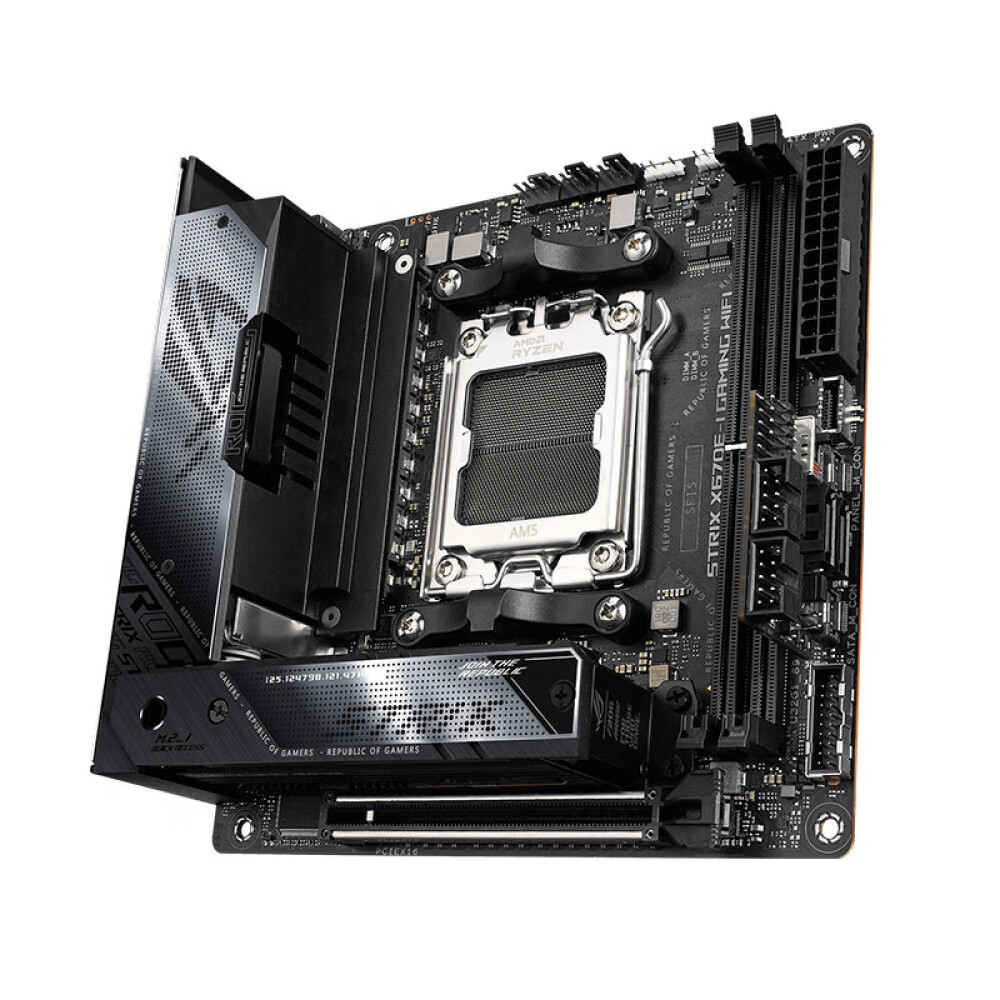 Материнская плата Asus ROG STRIX X670E-I GAMING WIFI, DDR5 цена и фото