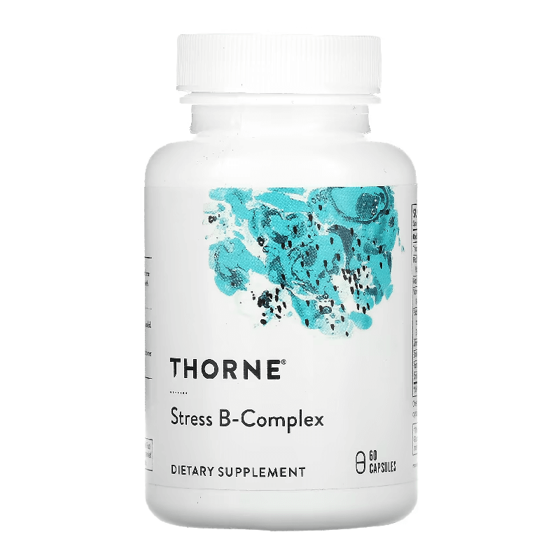 Комплекс витаминов группы B против стресса Thorne Research, 60 капсул комплекс витаминов группы b от стресса bluebonnet 100 капсул