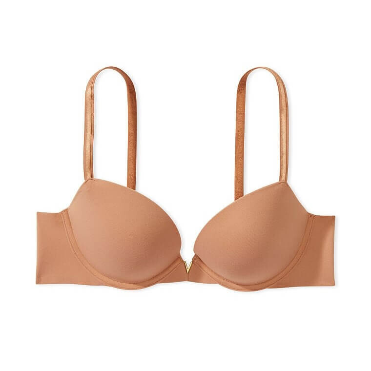 

Бюстгальтер Victoria's Secret Love Cloud Push-Up Plunge, темно-бежевый