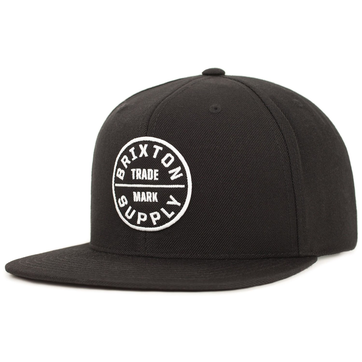 Brixton store black snapback