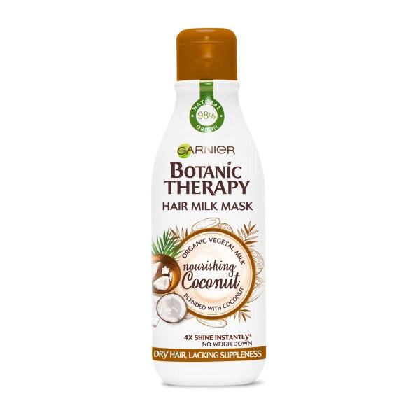 

Garnier Botanic Therapy Hair Milk Mask маска для жестких и сухих волос Питательная Кокосовая 250мл