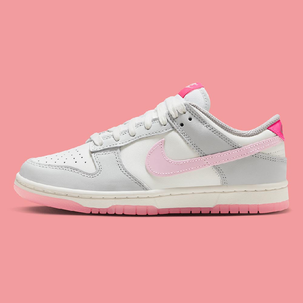 низкие кроссовки kamo gutsu low tifo 030 синий Кроссовки Nike Dunk Low 520 Pack, розовый/серый/белый