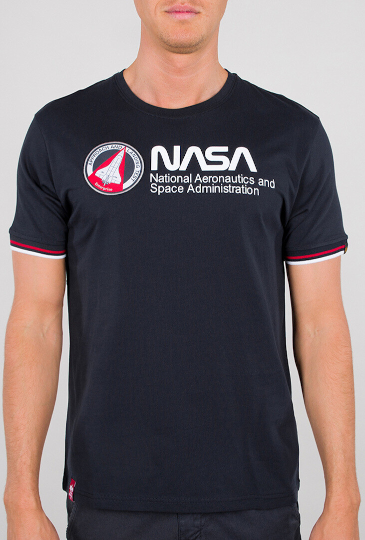

Футболка Alpha Industries NASA Retro, темно-синяя