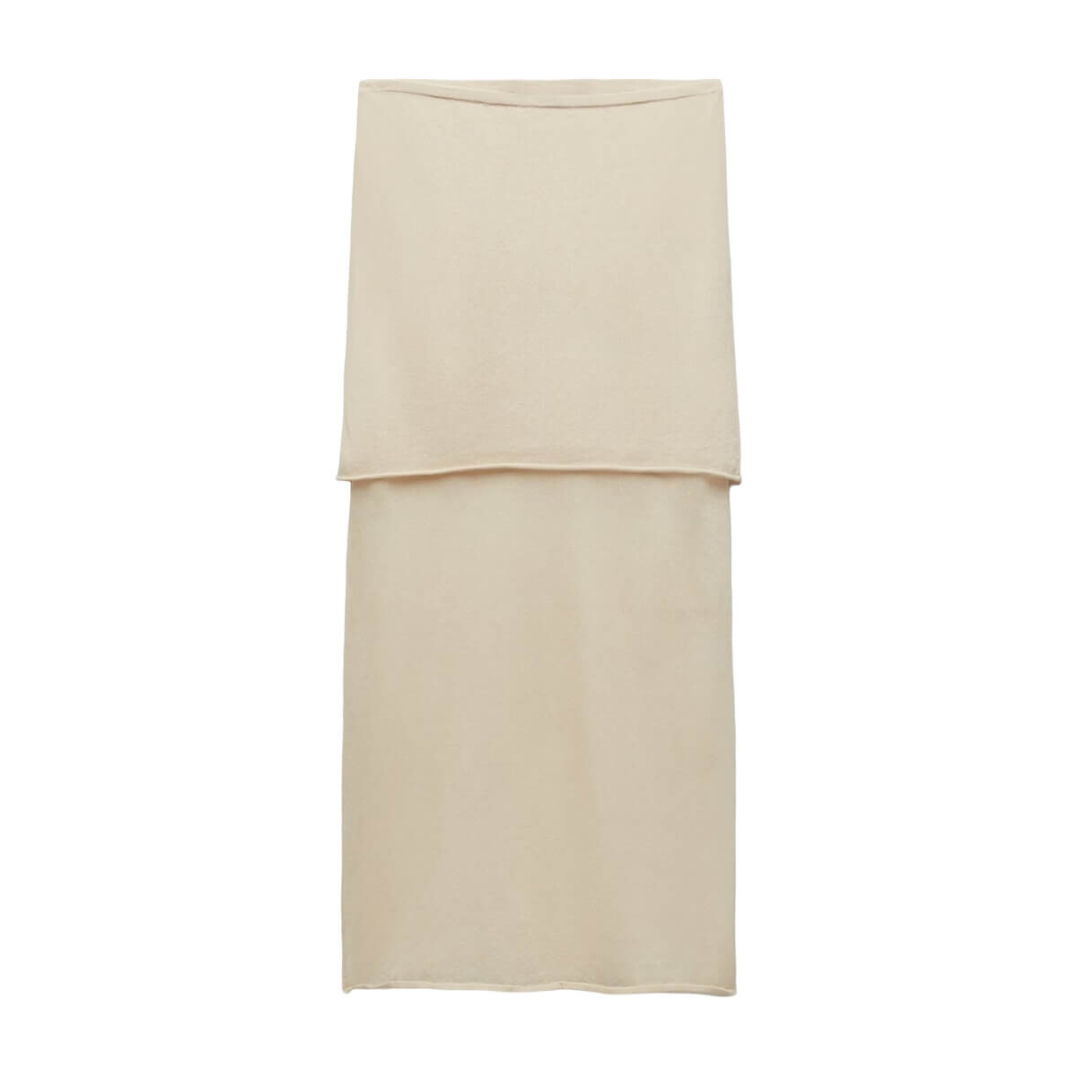 

Юбка Zara Combined Semi-sheer, экрю