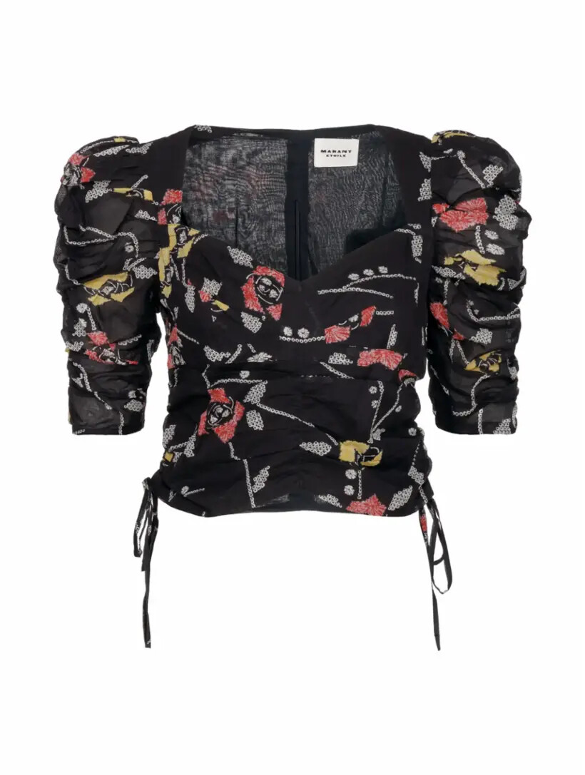 

Топ со сборками Galaor Isabel Marant Étoile