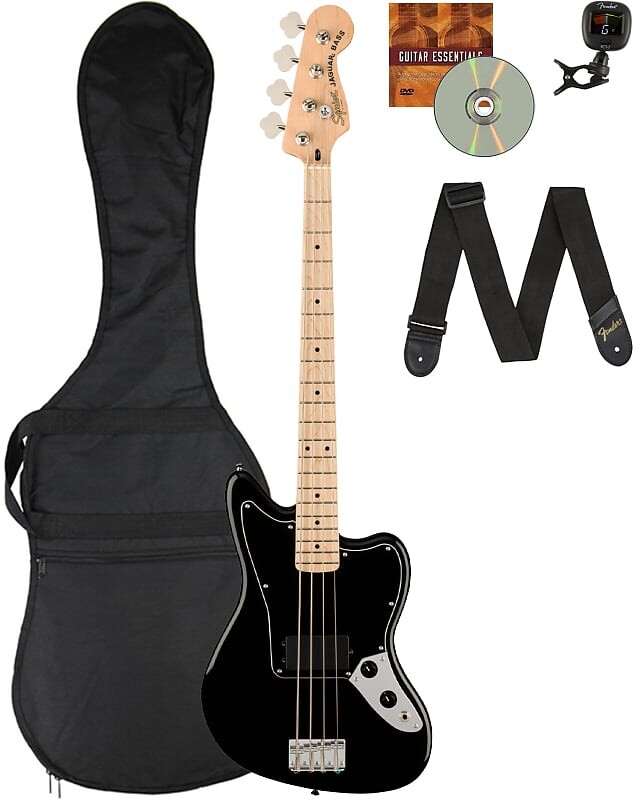 

Fender Squier Affinity Jaguar Bass H — черный с сумкой для переноски 0378503506-COMBO-STD