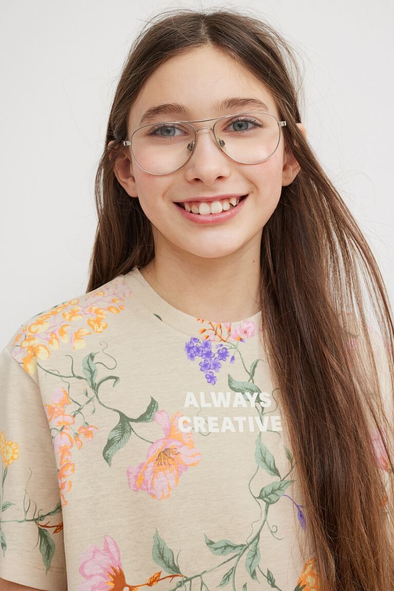 

Короткий топ из хлопка H&M