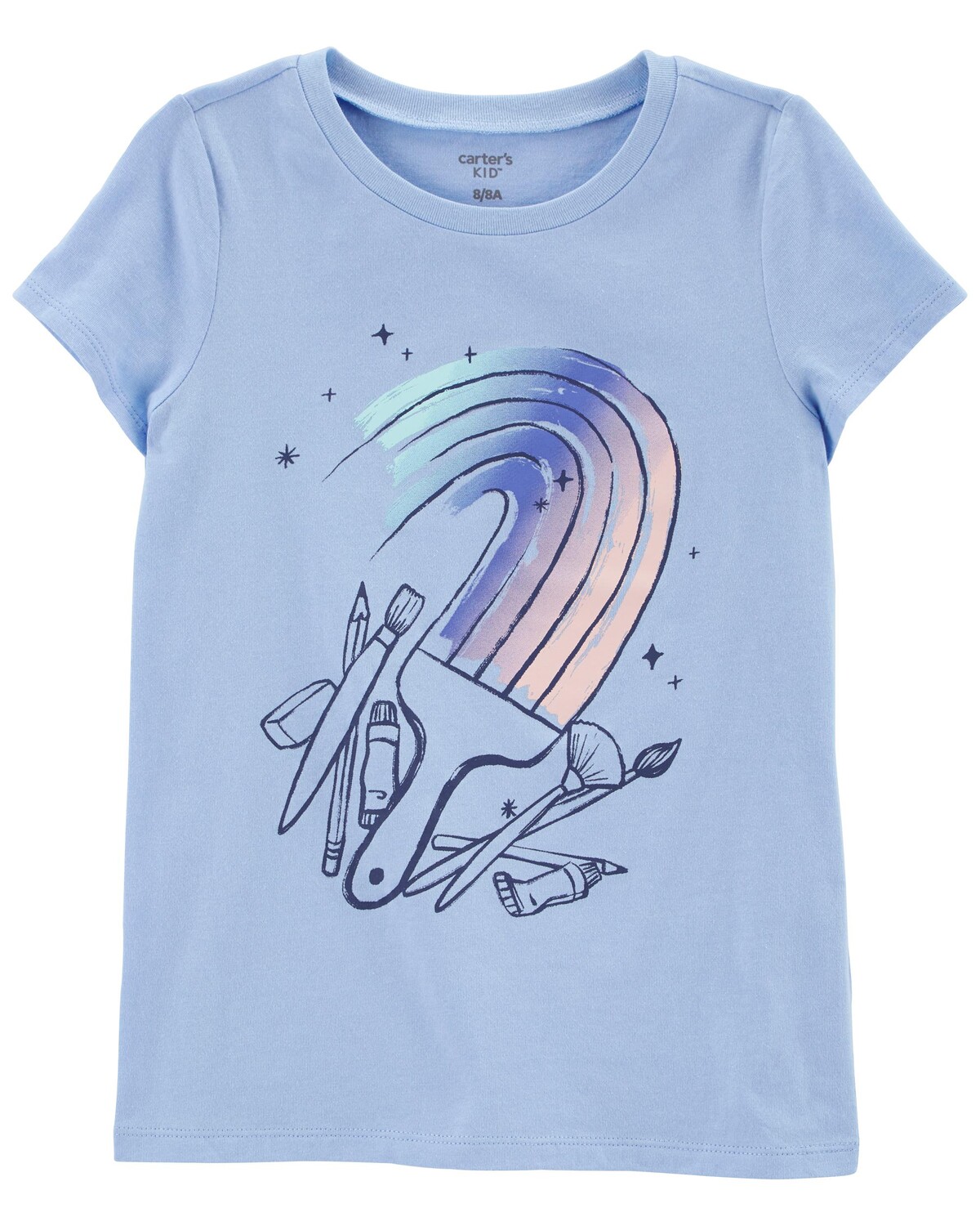 

Футболка Kid Take Care Of Our Home Earth из джерси Carter's, синий
