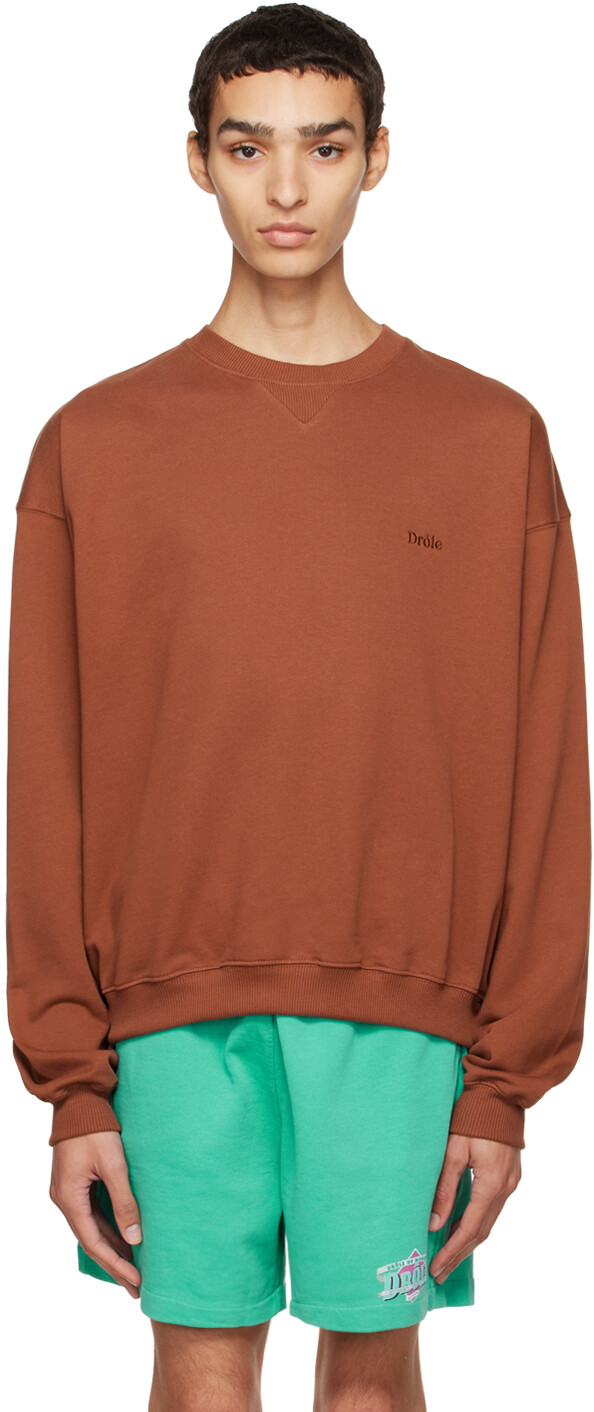 

Коричневый свитшот Le Sweat Classique Drôle Drôle De Monsieur