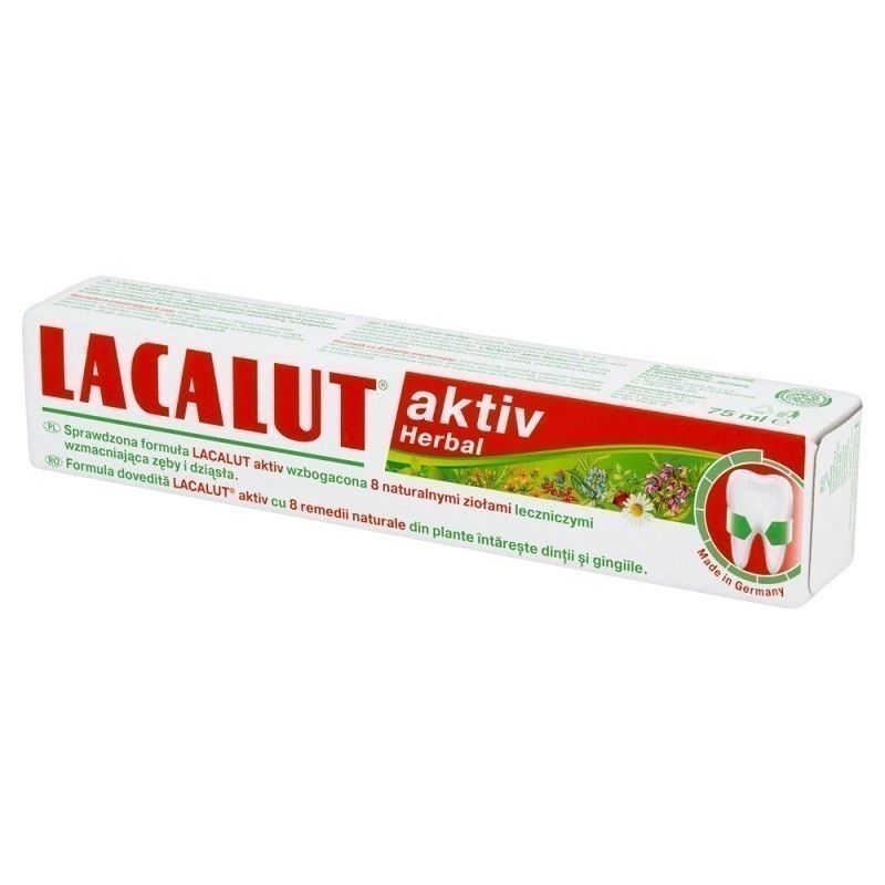 Lacalut Aktiv Herbal Зубная паста, 75 ml з паста lacalut aktiv herbal 75 мл