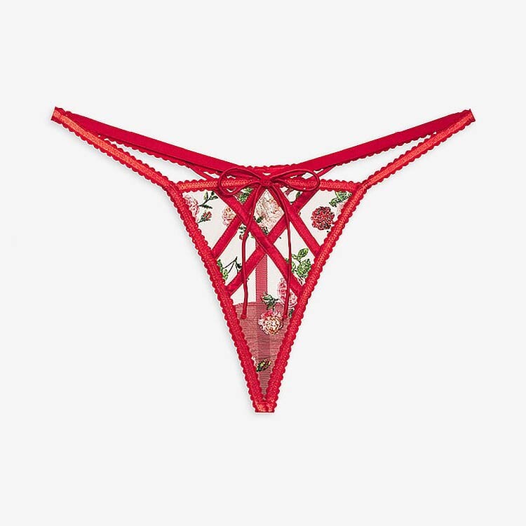 

Трусы For Love & Lemons Anika, красный