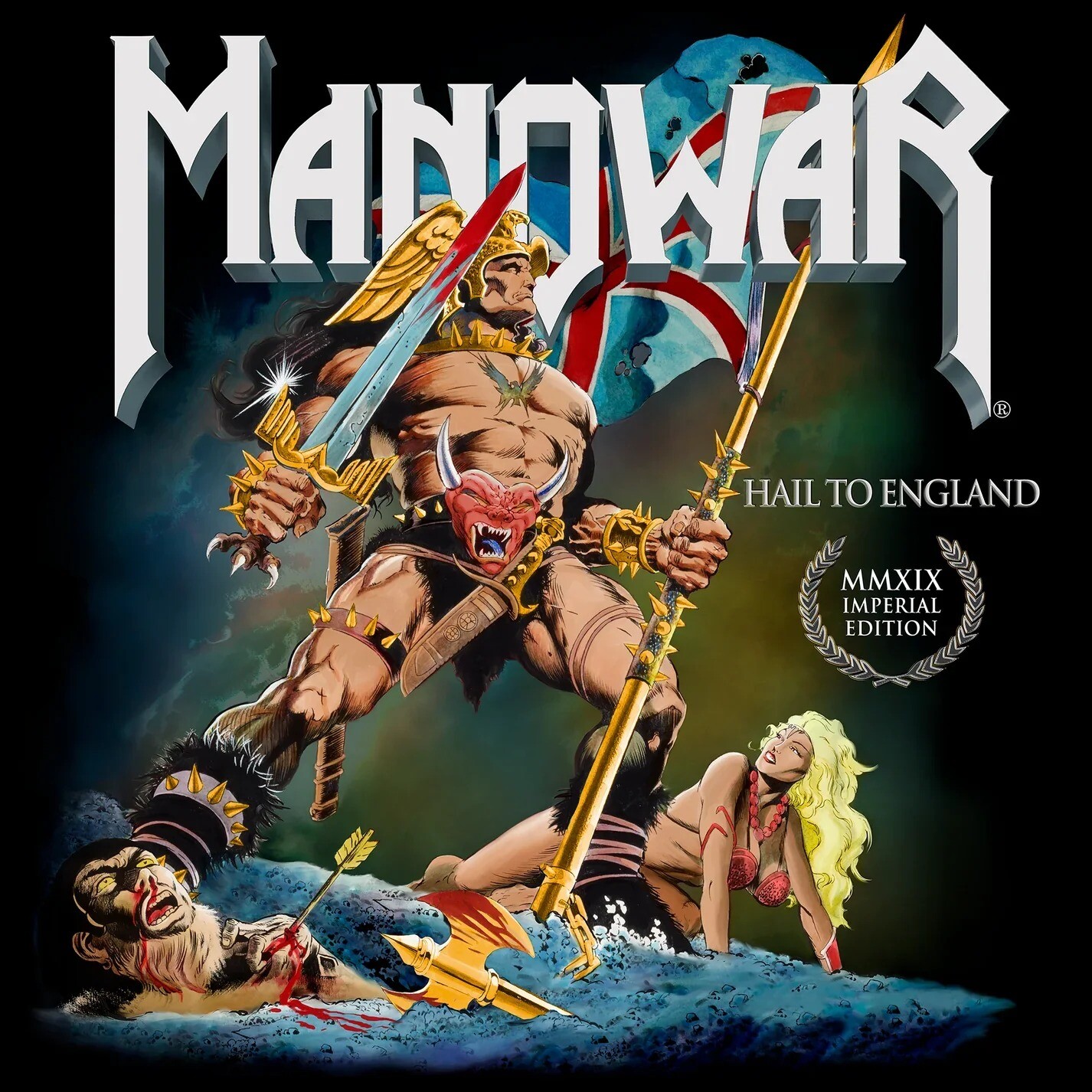

CD диск Manowar CD Hail To England Imperial Edition MMXIX (remixed/remastered)