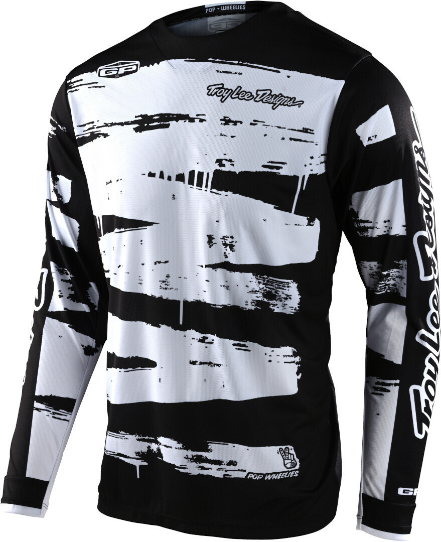 

Джерси Troy Lee Designs GP Brushed Мотокросс, черно-белые