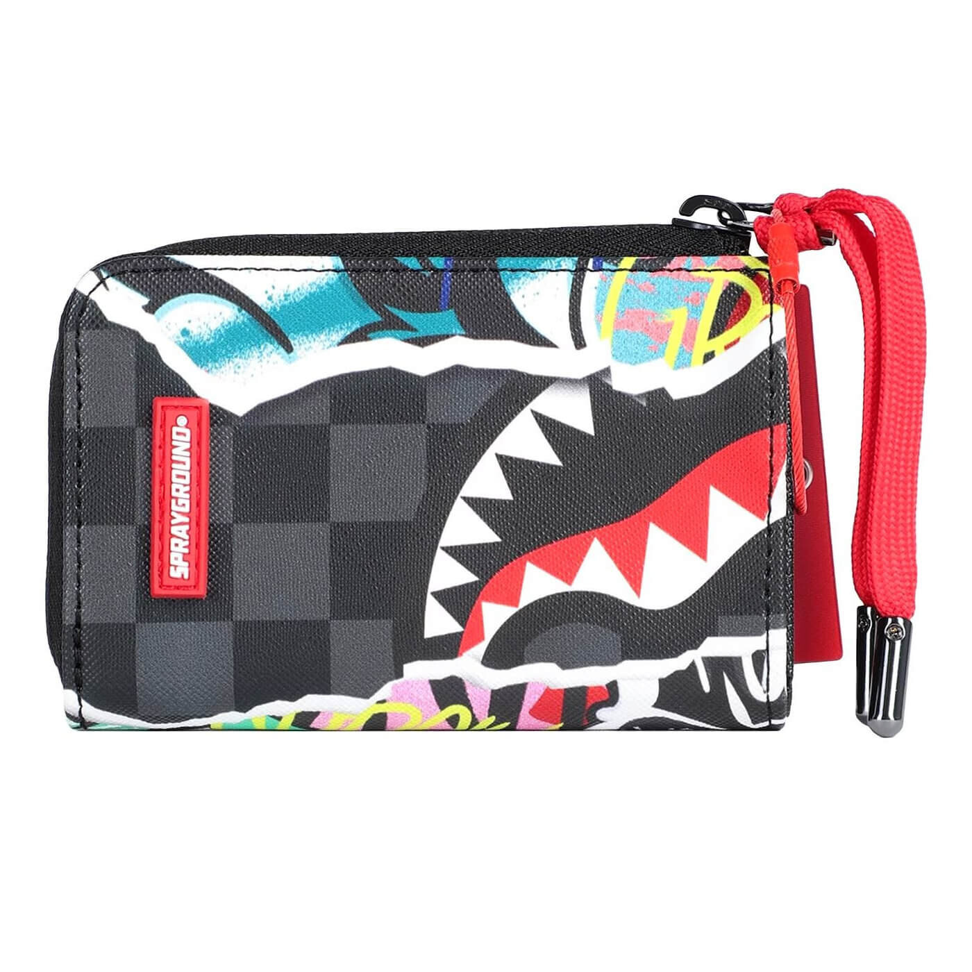 

Кошелек на молнии Sprayground Pull Away, черный/белый/красный