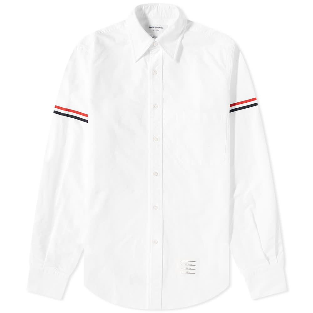 

Рубашка Thom Browne Grosgrain Arm Band Oxford Shirt