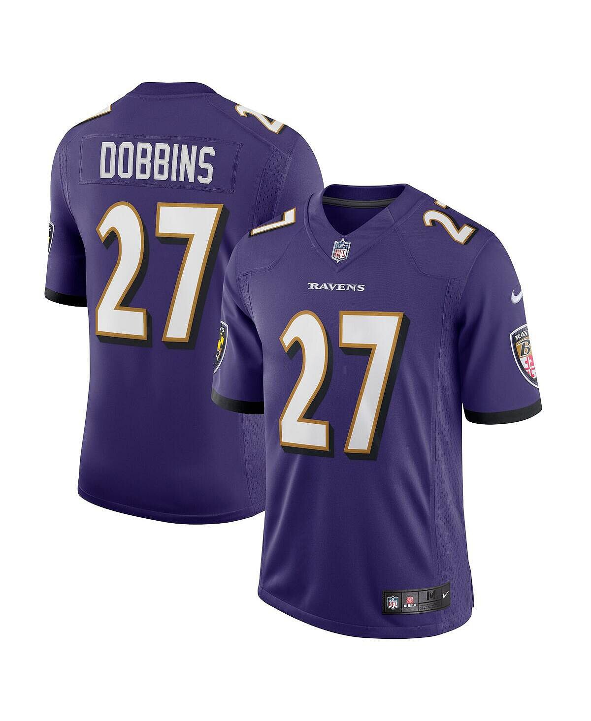 

Мужские j.k. dobbins purple baltimore ravens vapor limited джерси Nike, фиолетовый