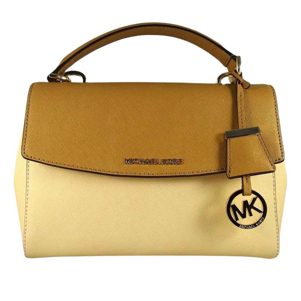 Сумка Michael Kors Ava Top Handle, желтый - фото