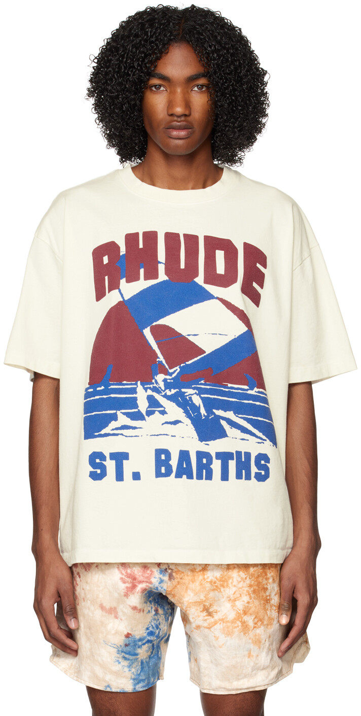 

Футболка Off-White для виндсерфинга Rhude, Белый