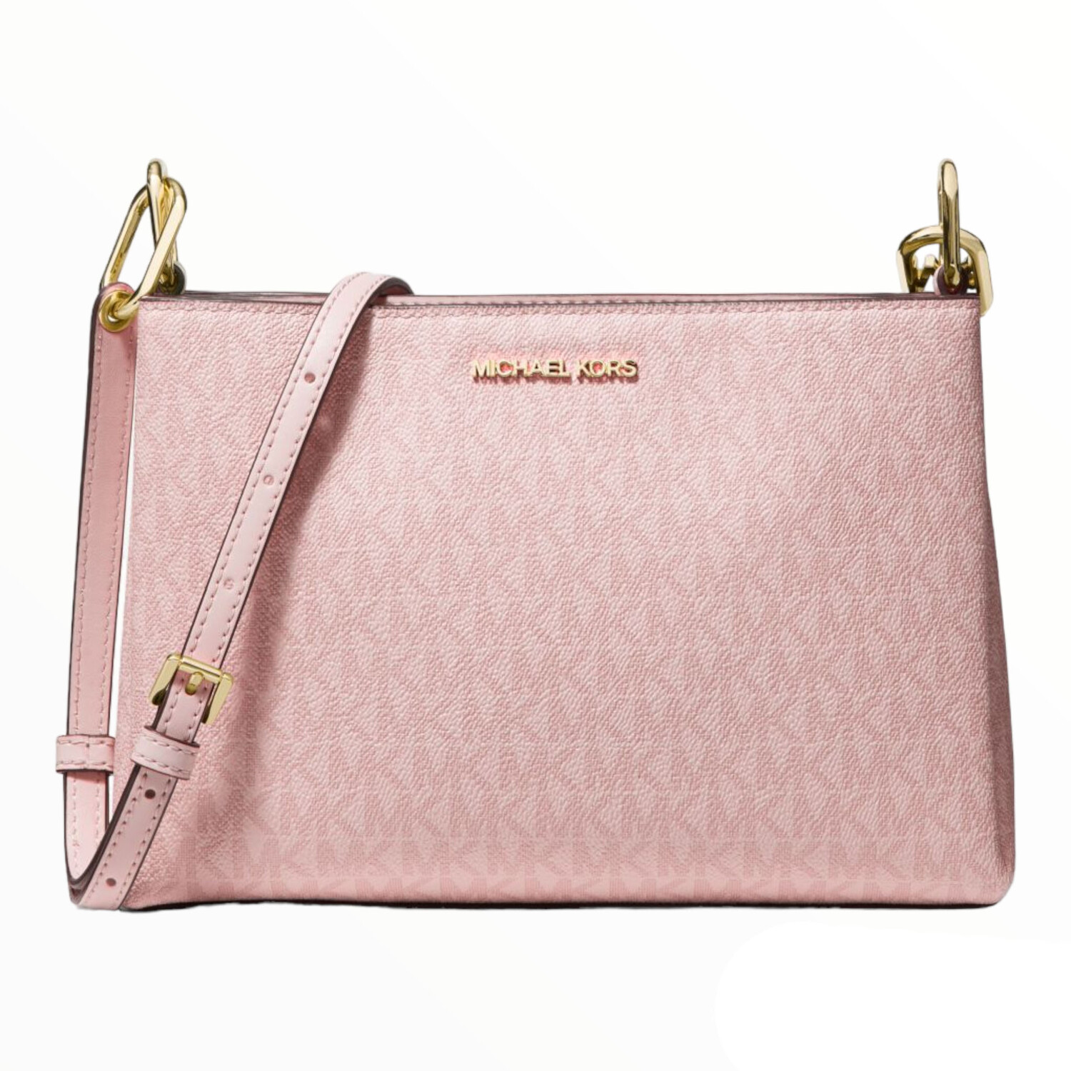 

Сумка Michael Michael Kors Trisha Medium Logo Crossbody, розовый