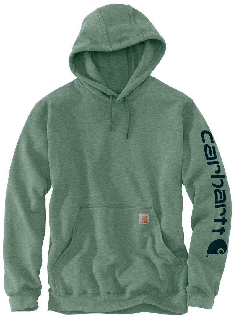 

Толстовка Carhartt Midweight Sleeve Logo, зеленый