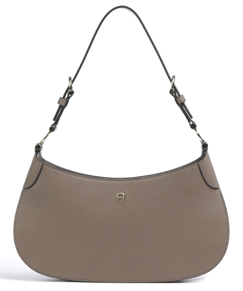 

Сумка-ведро Delia S из зерненой яловой кожи Aigner, коричневый