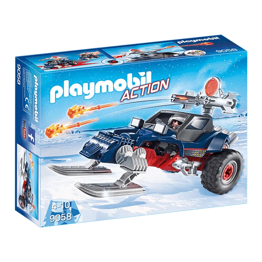 Конструктор Playmobil 9058 Ледяной пират со снегоходом конструктор playmobil суперагенты 70232 ледяной трайк арктических повстанцев