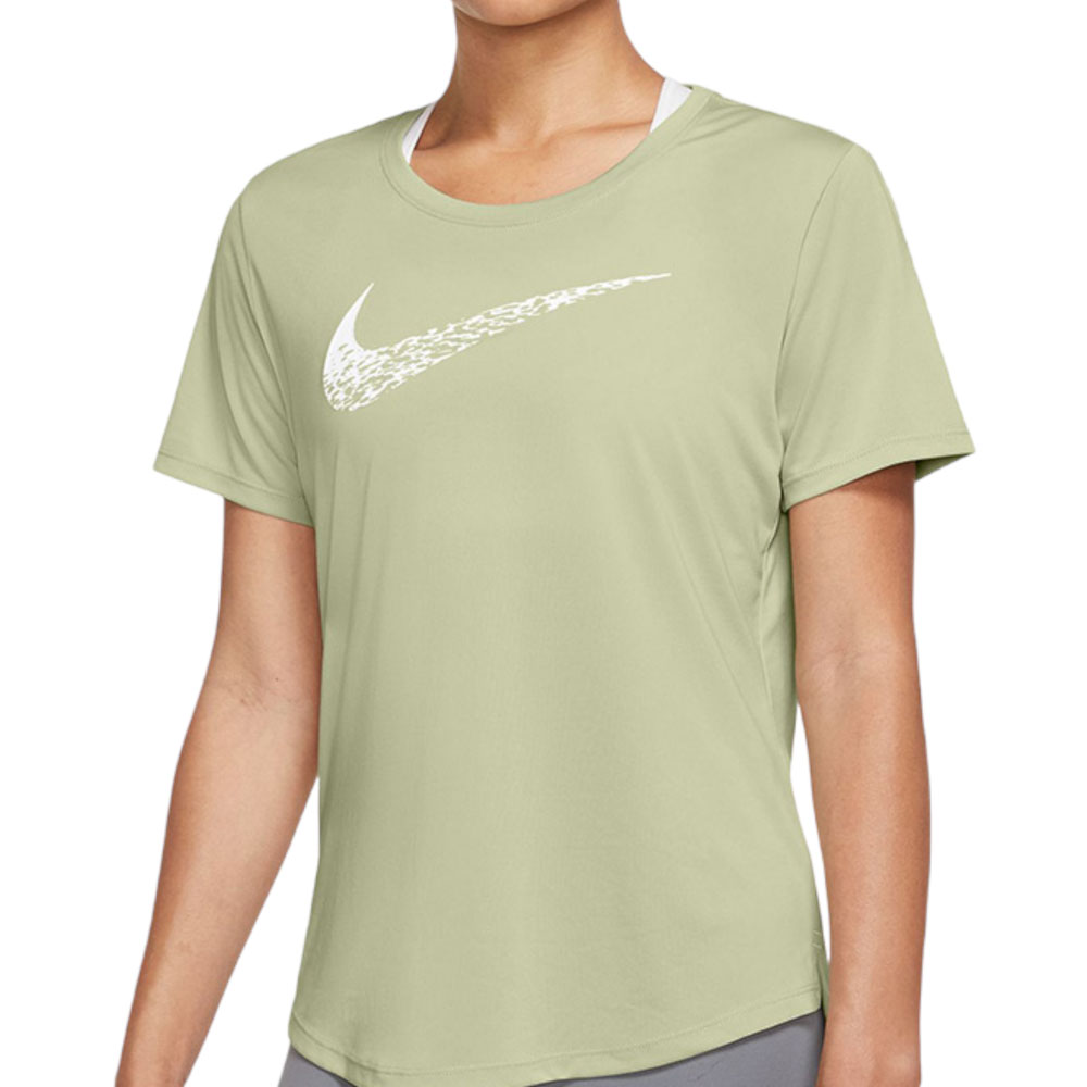 Футболка Nike Swoosh Run Short-Sleeve Running, зеленый