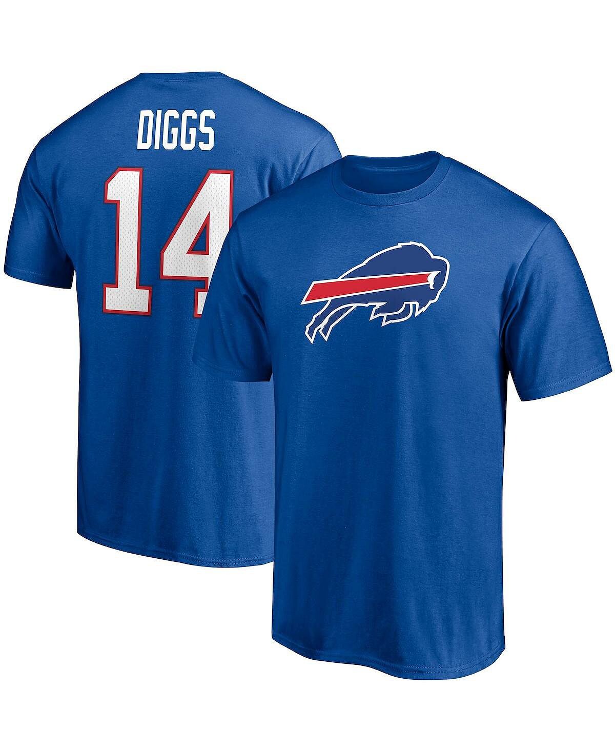

Мужская фирменная футболка stefon diggs royal buffalo bills player icon name number Fanatics