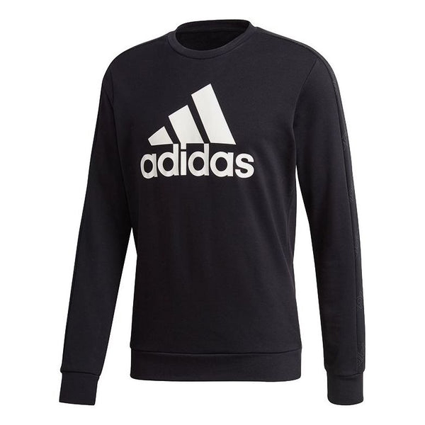 Толстовка Adidas Fav Swt Round Collar Long Sleeve Black, Черный цена и фото