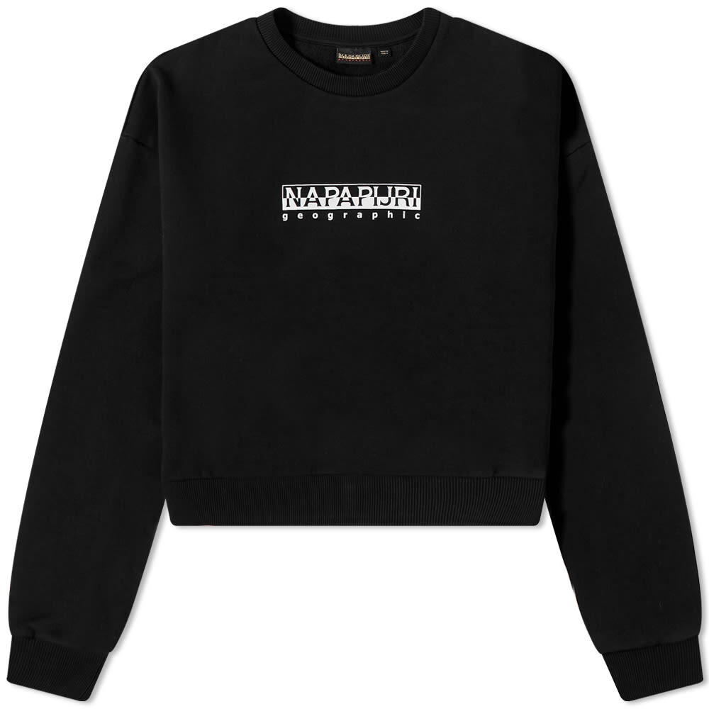 

Толстовка Napapijri Box Logo Crew Sweat, Черный