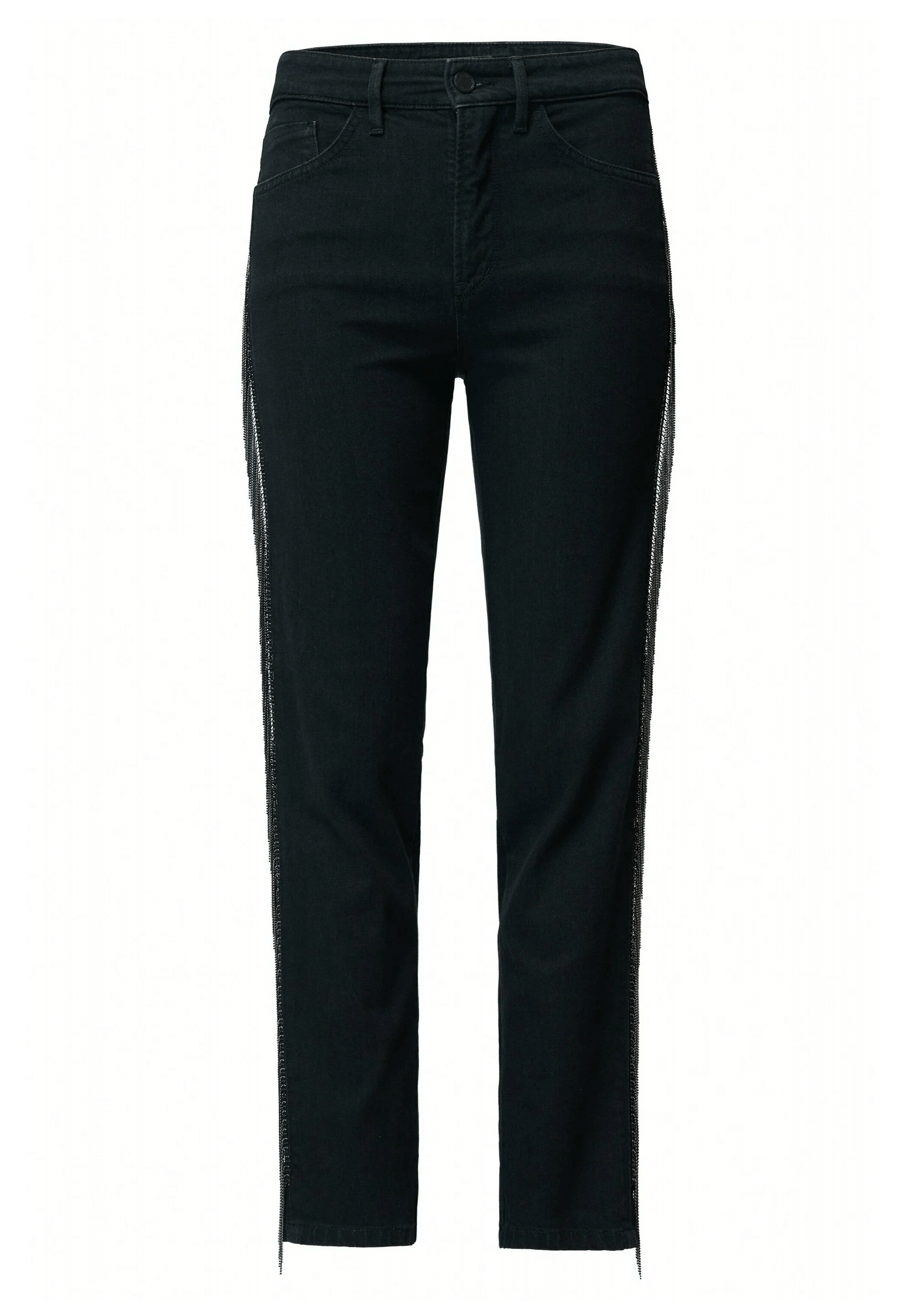 Джинсы Salsa Jeans Faith Push In Cropped Slim, черный (Размер 46-48 RU) greg lauren укороченные джинсы