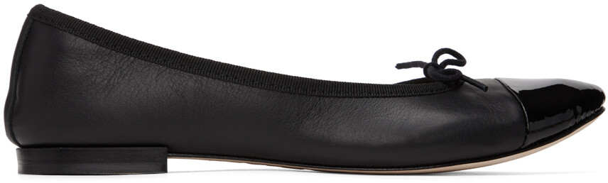 

Черные балетки Flora Repetto