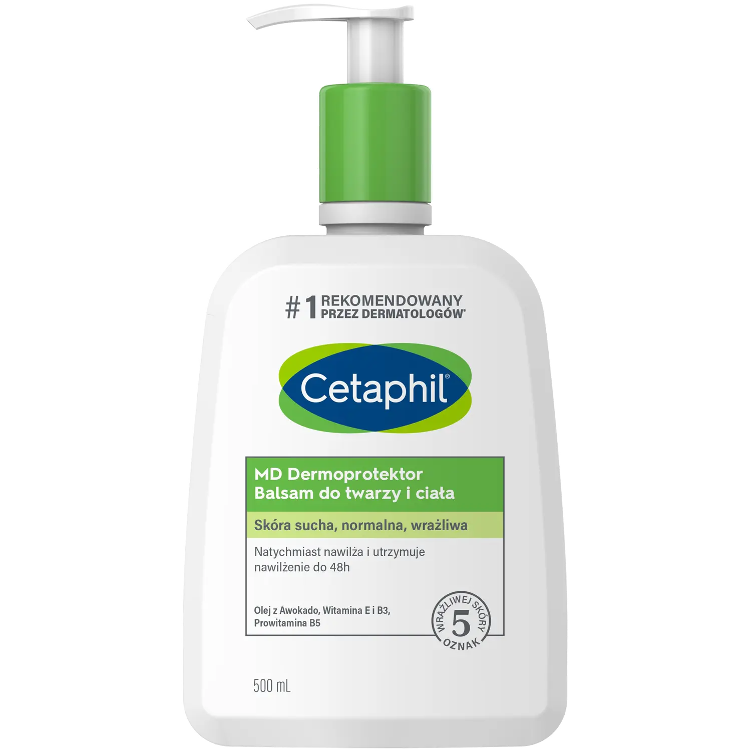

Cetaphil MD Dermoprotektor увлажняющий бальзам для лица и тела, 500 мл