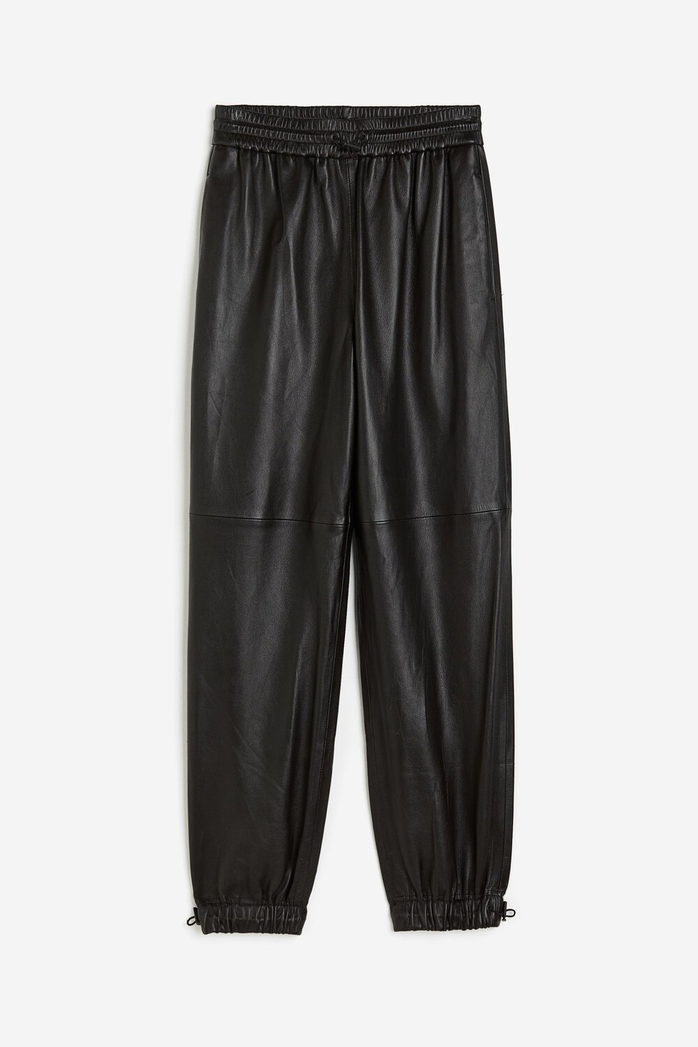 

Брюки H&M Leather, черный