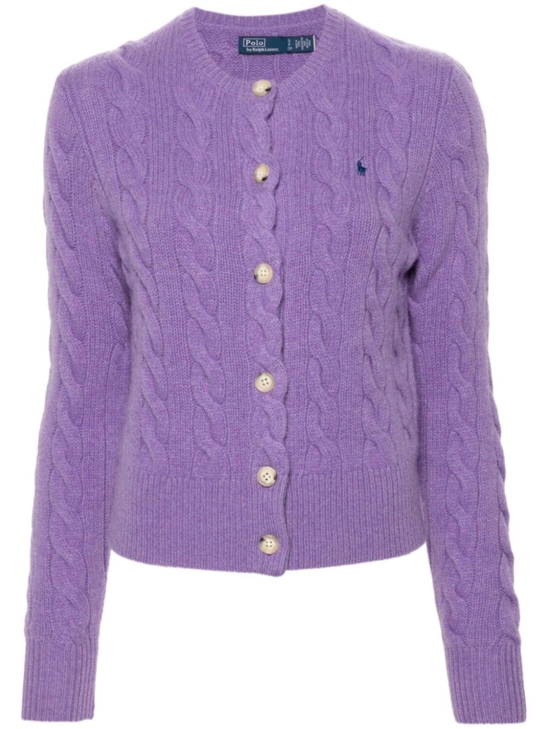 

Polo Ralph Lauren кардиган с вышивкой Polo Pony, фиолетовый