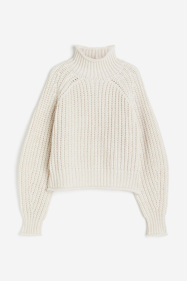

Свитер H&M, светло-бежевый