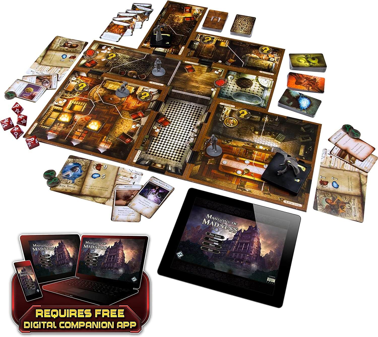 Настольная игра Fantasy Flight Games Mansions Of Madness 2nd Edition –  купить по выгодным ценам с доставкой из-за рубежа через сервис  «CDEK.Shopping»