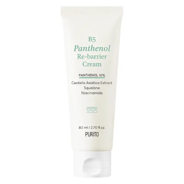 Purito B5 Panthenol Re-barrier Cream регенерирующий крем для лица с пантенолом, 80 мл