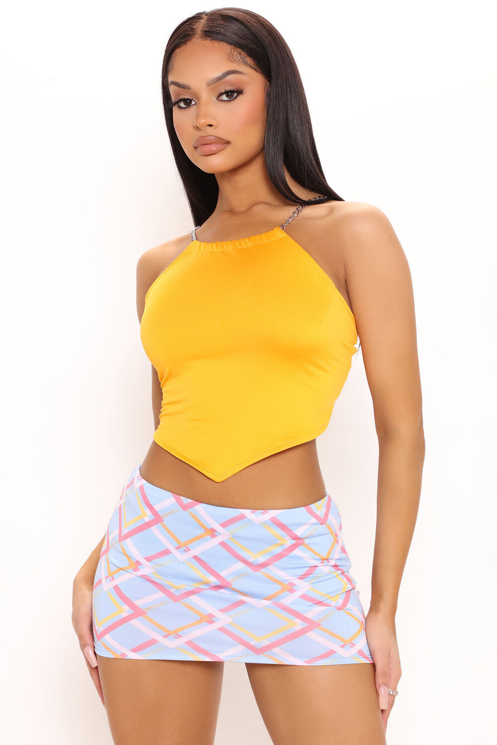 

Топ Fashion Nova JC45677A, оранжевый