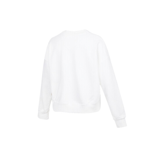 

Толстовка Jordan Solid Color Embroidered Round Neck Long Sleeves White Hoodie DQ0864-100, белый