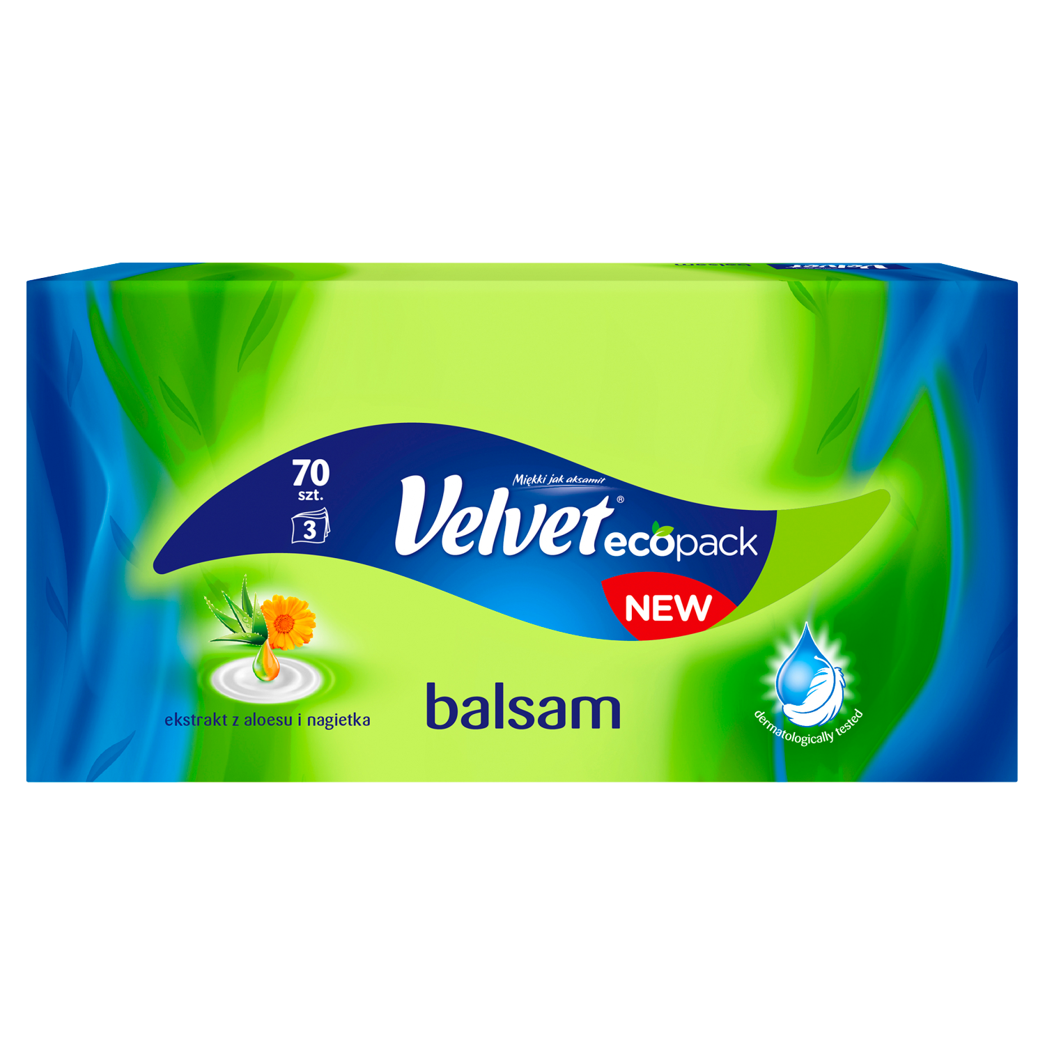 Velvet Balsam салфетки, 70 шт., 1 упаковка