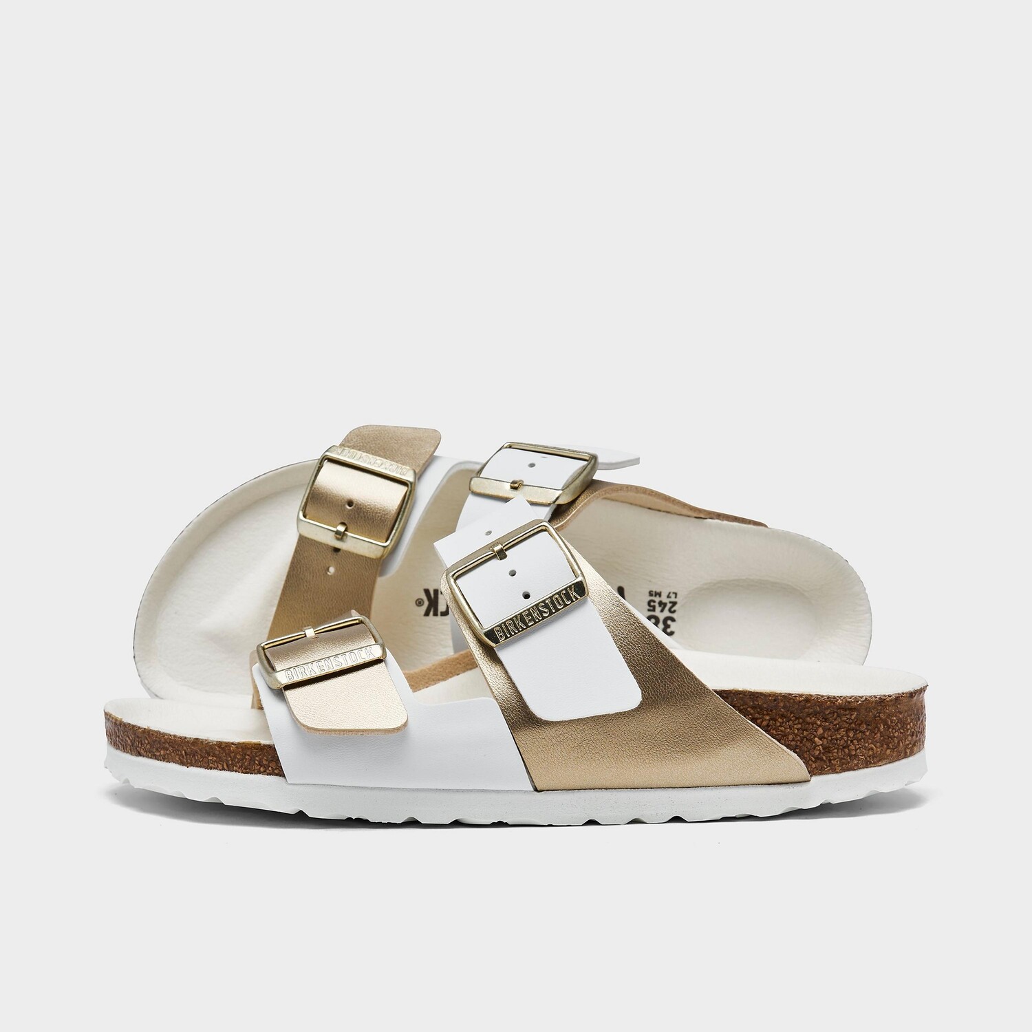 

Женские сандалии Birkenstock Arizona Split Birko-Flor, металлик
