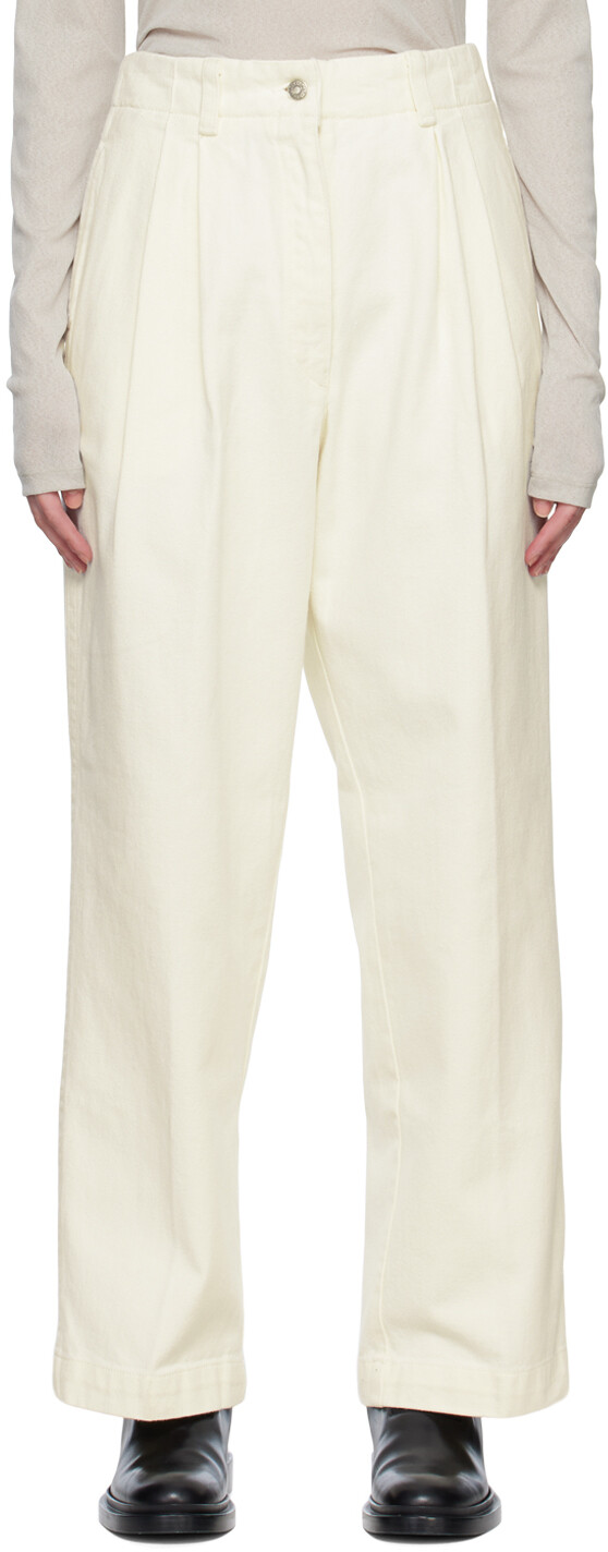 

Широкие джинсы с защипами Off-White LE17SEPTEMBRE