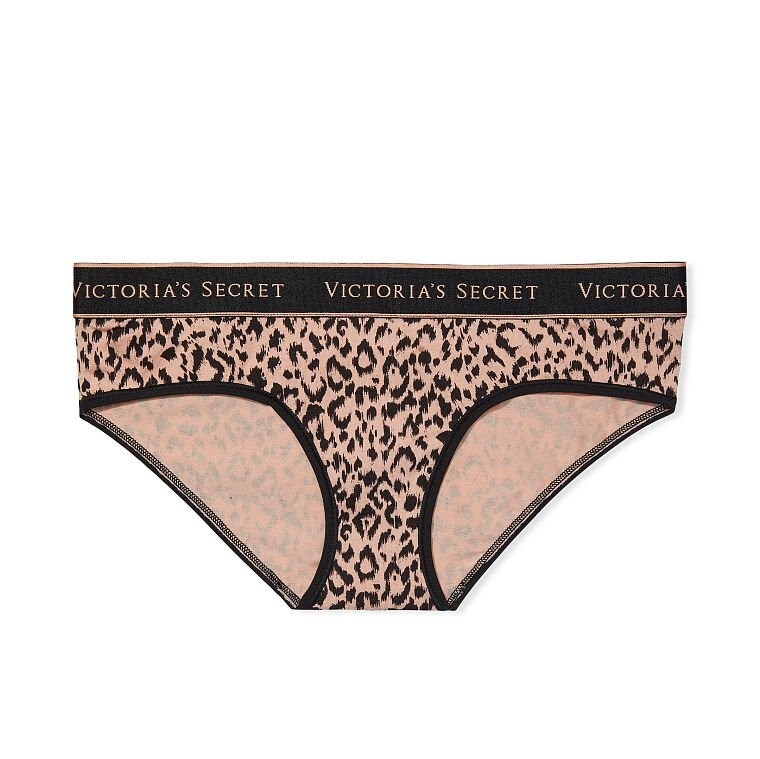 

Трусы Victoria's Secret Logo Cotton Hiphugger, леопардовый