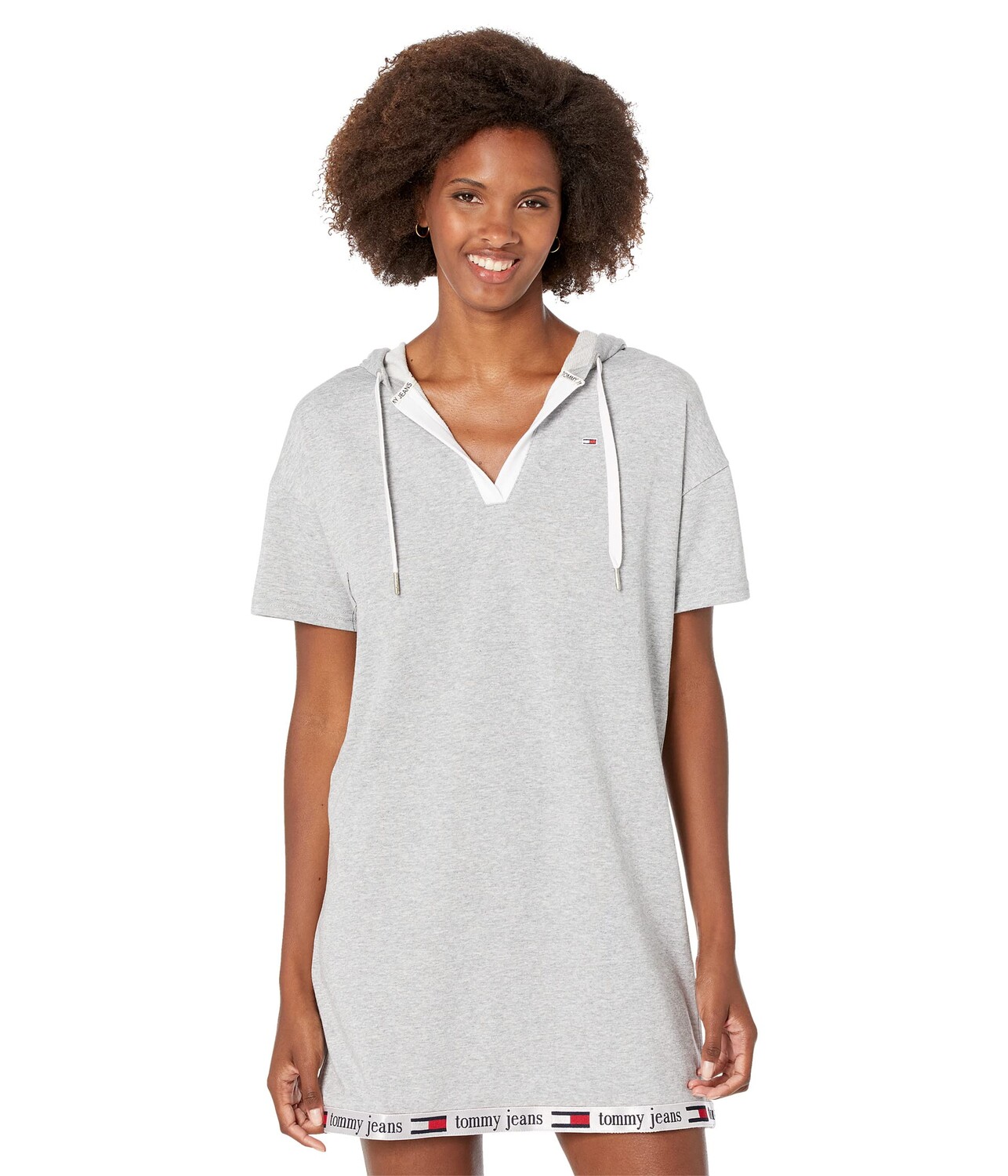 

Платье Tommy Jeans, Short Sleeve Jonny Collar Hoodie Dress