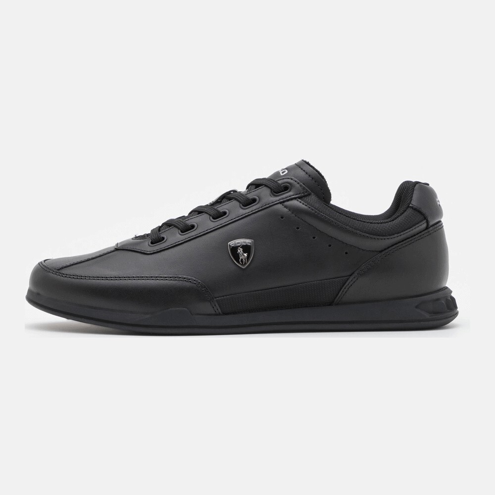 Polo ralph lauren leather trainers sale