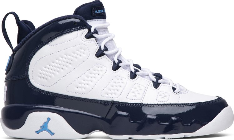 

Кроссовки Air Jordan 9 Retro GS UNC, синий